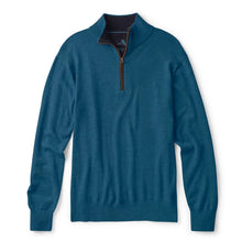 Load image into Gallery viewer, Orvis- M Merino Wool 1/4 Zip Sweater