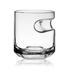 Load image into Gallery viewer, Viski- Raye Crystal Whiskey Glass w/ Built-in Cigar Holder