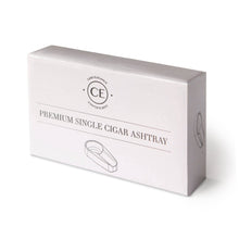 Load image into Gallery viewer, Single Black and Gold Inlay Ceramic Ashtray