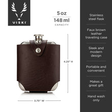 Load image into Gallery viewer, Stainless Steel Flask w/ Traveling Case