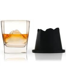 Load image into Gallery viewer, Viski- Glacier Rocks® Mountain Ice Mold & Crystal Whiskey Glass Set