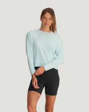Load image into Gallery viewer, Free Fly- W L/S Bamboo Shade Crossover Tee
