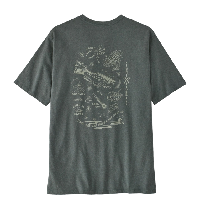 Patagonia- M S/S Action Angler Responsibili-Tee
