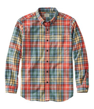 Load image into Gallery viewer, LL Bean- M L/S Scotch Plaid Flannel Shirt
