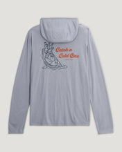 Load image into Gallery viewer, Free Fly- M L/S Bamboo Lightweight Graphic Hoodie
