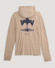 Load image into Gallery viewer, Free Fly- M L/S Bamboo Lightweight Graphic Hoodie
