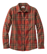Load image into Gallery viewer, LL Bean- W L/S Scotch Plaid Flannel Shirt
