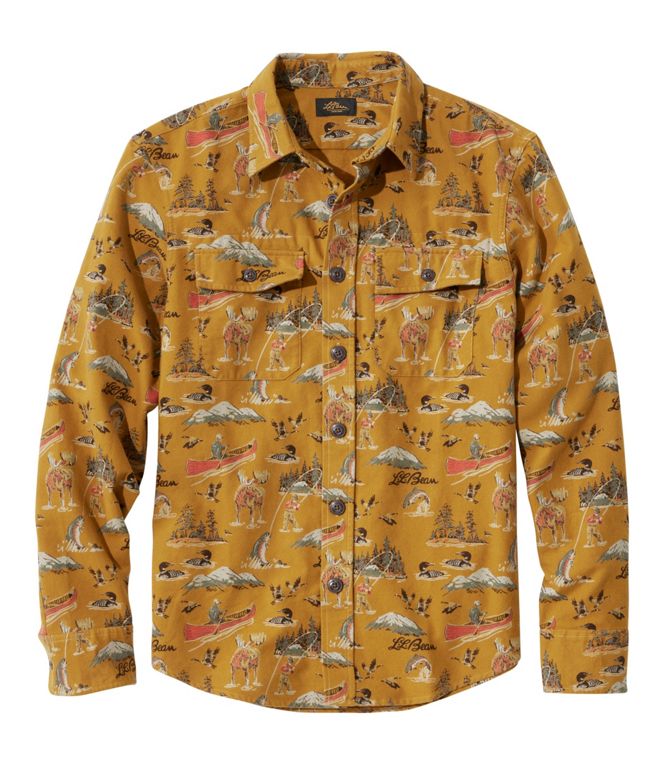 LL Bean- M L/S Signature 1933 Chamois Shirt