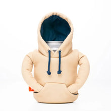 Load image into Gallery viewer, The Hoodie - Insulated Drink Sleeve - Taco Tan &amp; Sailor Blue
