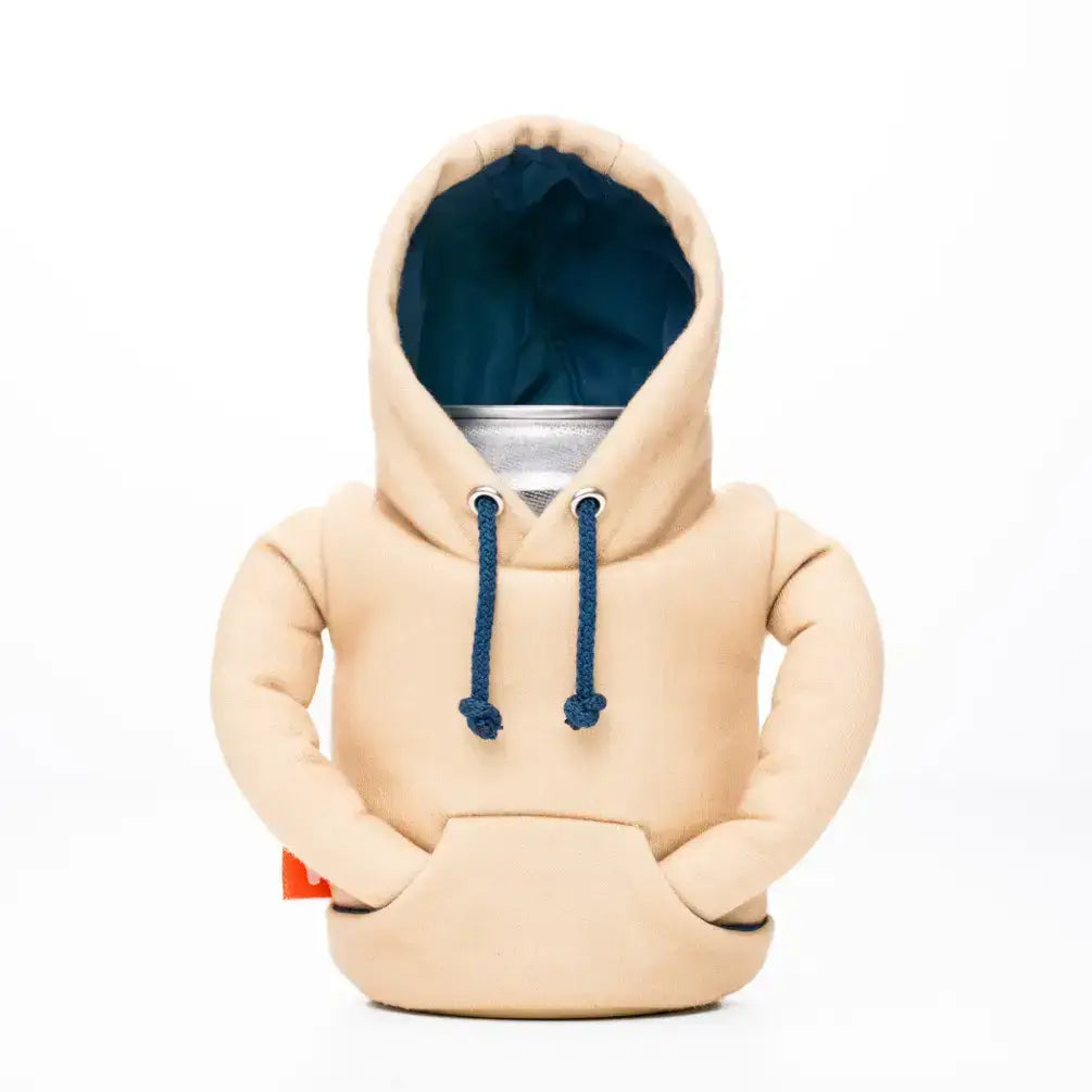 The Hoodie - Insulated Drink Sleeve - Taco Tan & Sailor Blue