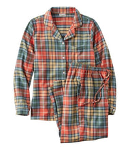 Load image into Gallery viewer, LL Bean- W Scotch Plaid Flannel PJ Set
