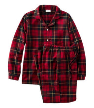 Load image into Gallery viewer, LL Bean- W Scotch Plaid Flannel PJ Set
