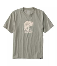 Load image into Gallery viewer, LL Bean- M S/S Technical Fishing Graphic Tee

