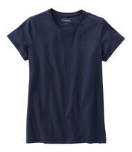 Load image into Gallery viewer, LL Bean- W S/S Soft Stretch Supima-Blend Crewneck Tee
