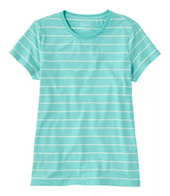 Load image into Gallery viewer, LL Bean- W S/S Soft Stretch Supima-Blend Crewneck Tee
