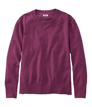 Load image into Gallery viewer, LL Bean- W Cotton/Cashmere Crewneck Sweater
