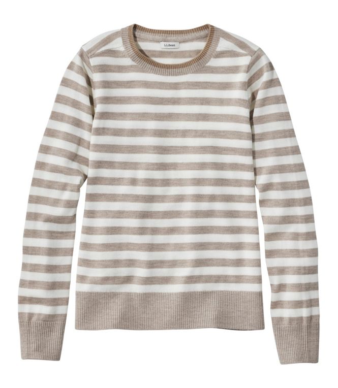 LL Bean- W Essentail Merino Wool Crewneck