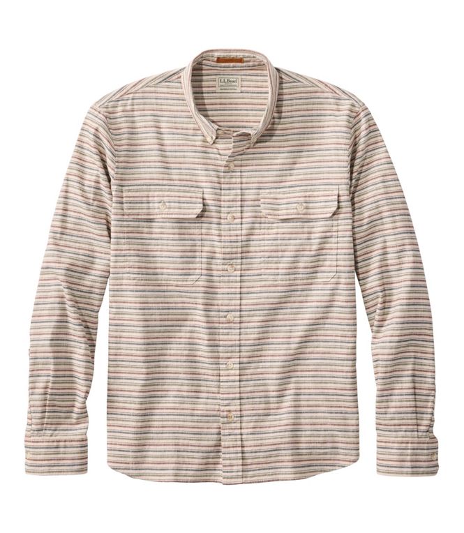 LL Bean- M L/S Stonecoast Cotton Hemp Shirt