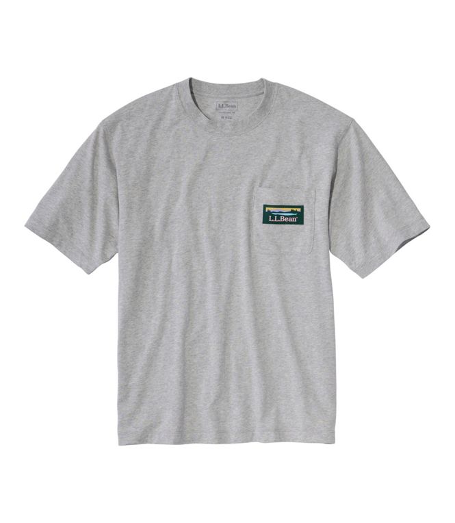 LL Bean- M S/S Katahdin Logo Tee