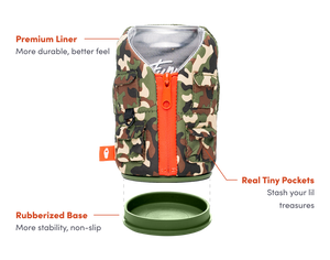 Puffin- The Adventurer Insulated 12 oz Can Cooler