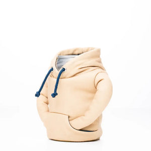 The Hoodie - Insulated Drink Sleeve - Taco Tan & Sailor Blue