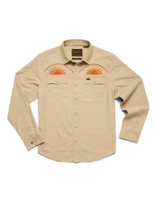 Howler Brothers- M L/S Crosscut Deluxe Snapshirt