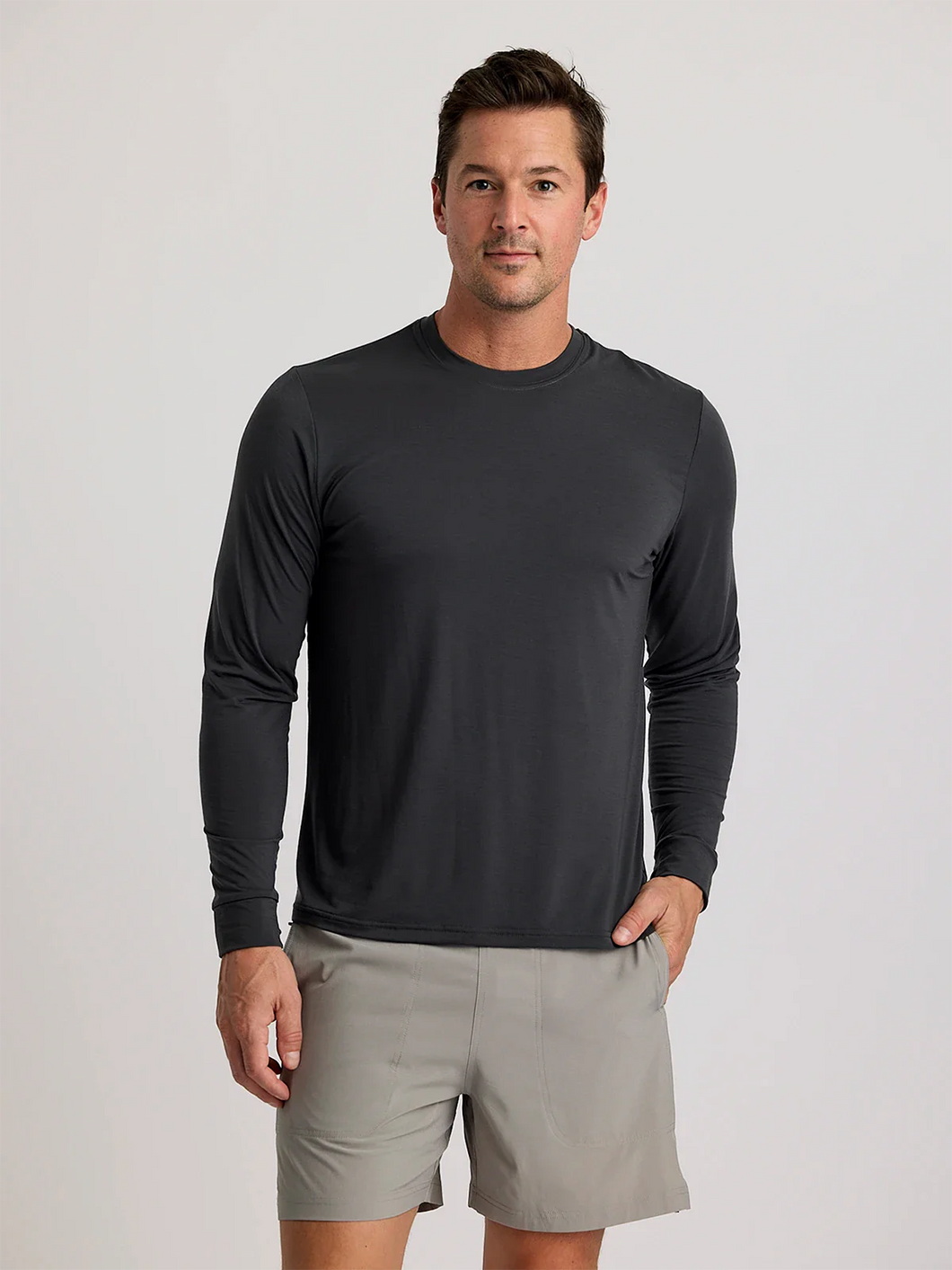 Free Fly- M L/S Elevate Tee