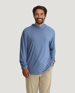 Free Fly- M L/S Bamboo Lightweight Pocket Hoodie