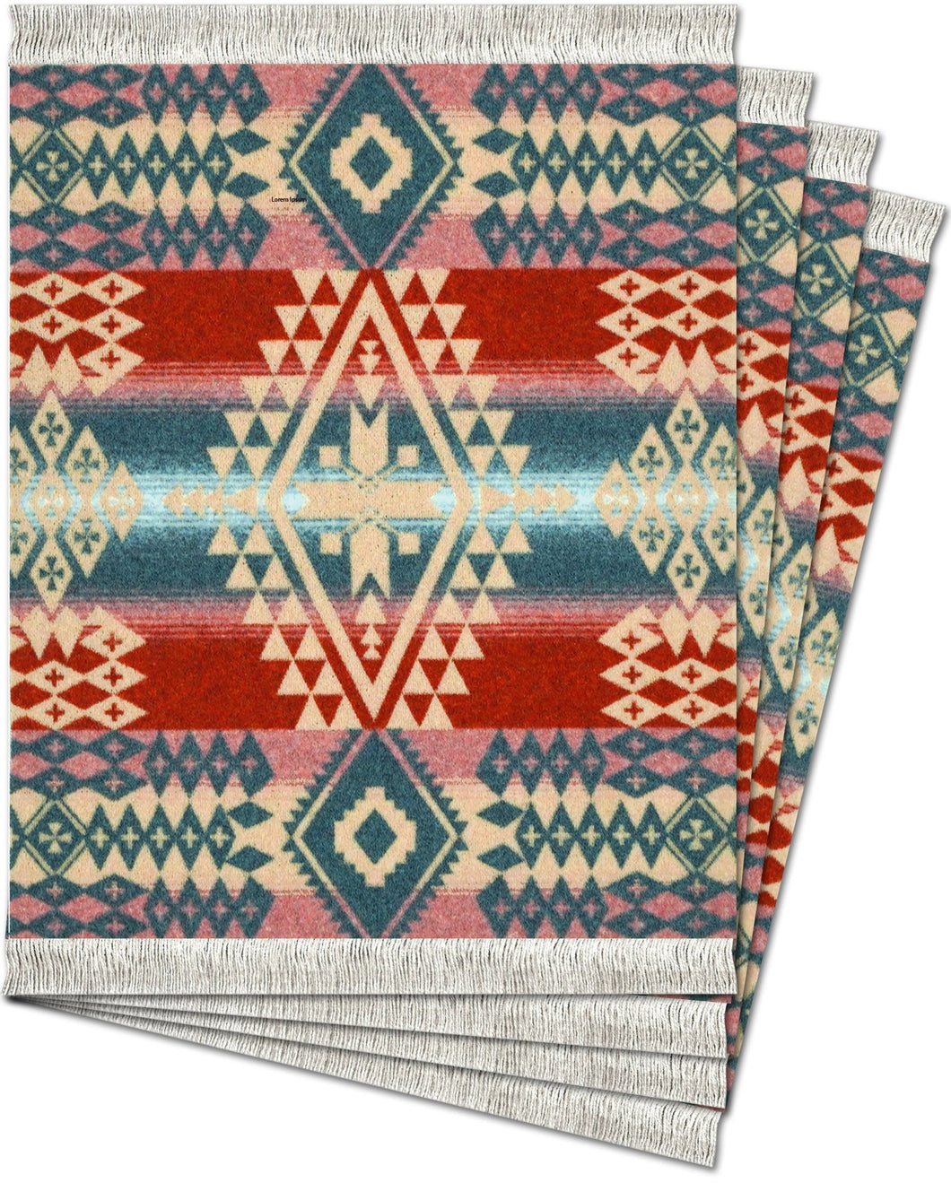 4 pc CoasterRug Set Canyonlands