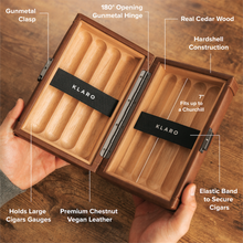Load image into Gallery viewer, Maxwell 8-Cigar Travel Case

