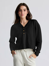 Load image into Gallery viewer, Free Fly- W L/S Waffle Henley
