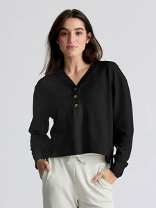 Free Fly- W L/S Waffle Henley