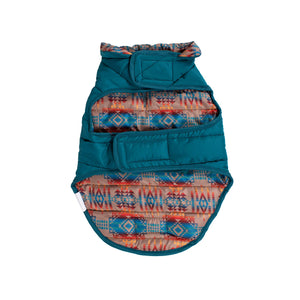 Pendleton- Puffer Style Adjustable Dog Coat - Pilot Rock