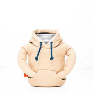 The Hoodie - Insulated Drink Sleeve - Taco Tan & Sailor Blue