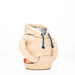 The Hoodie - Insulated Drink Sleeve - Taco Tan & Sailor Blue