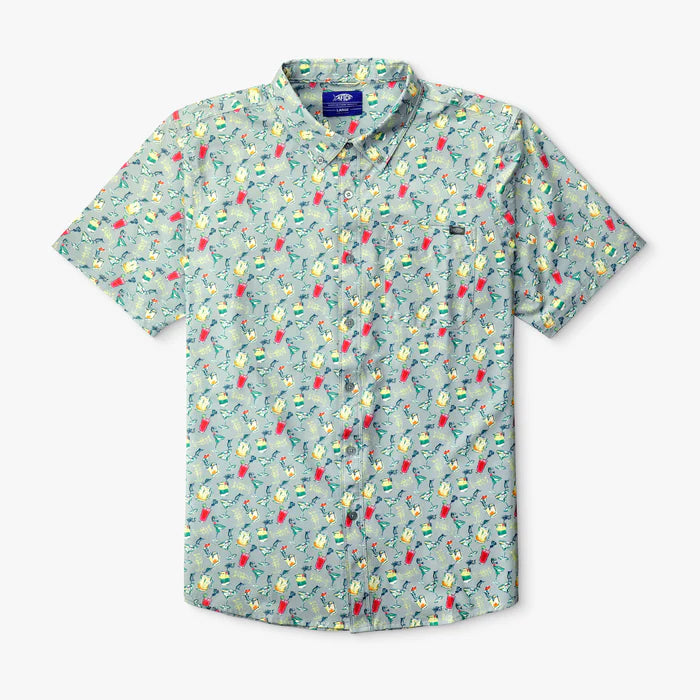 AFTCO- M S/S Boatbar Button Down Shirt