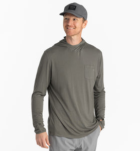 Free Fly- M L/S Bamboo Lightweight Pocket Hoodie
