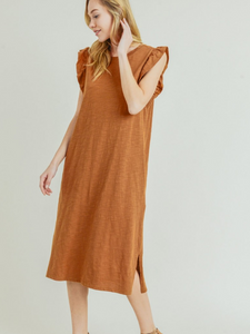 Cotton Midi Dress