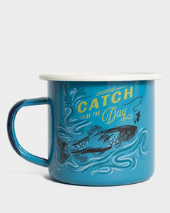 Catch Of The Day 12Oz Enamel Mug