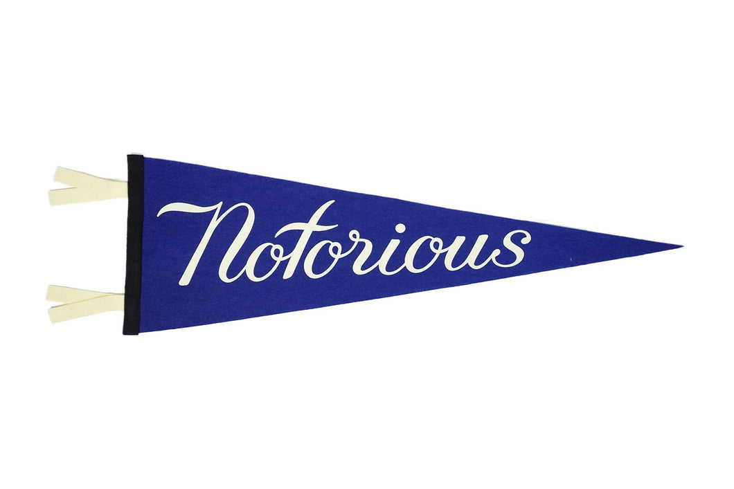 Notorious Pennant • United By Blue x True Hand Society x Oxford Pennant Original
