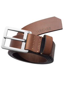 Padre Leather Belt - Brown