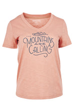 Load image into Gallery viewer, Mountains are Calling S/S  Graphic V-Neck
