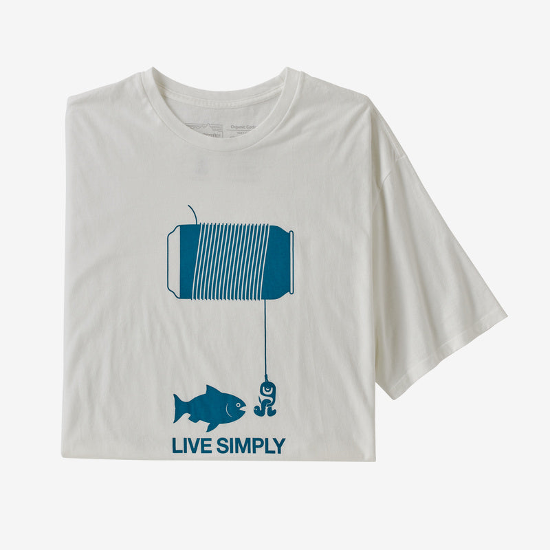 Men's Live Simply Happy Hour Organic T-Shirt